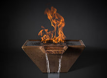Load image into Gallery viewer, Slick Rock 22&quot; Cascade Square Fire on Water with Electronic Ignition - The Outdoor Fireplace Store