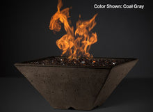 Load image into Gallery viewer, Slick Rock Ridgeline Square Fire Bowl - Match Lit - The Outdoor Fireplace Store