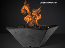 Load image into Gallery viewer, Slick Rock Ridgeline Square Fire Bowl - Match Lit - The Outdoor Fireplace Store