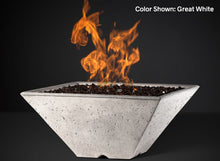 Load image into Gallery viewer, Slick Rock Ridgeline Square Fire Bowl - Match Lit - The Outdoor Fireplace Store