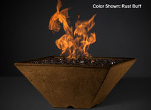 Load image into Gallery viewer, Slick Rock Ridgeline Square Fire Bowl - Match Lit - The Outdoor Fireplace Store