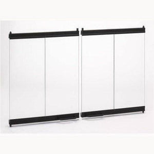 Superior Black on Bronze Tinted Glass Panel GEP-33BL - The Outdoor Fireplace Store
