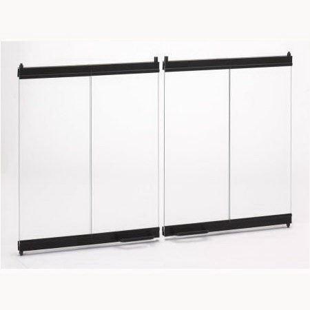 Superior Black on Bronze Tinted Glass Panel GEP-33BL - The Outdoor Fireplace Store