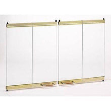 Load image into Gallery viewer, Superior Brass on Bronze Tinted Glass Panel GEP-33PB - The Outdoor Fireplace Store