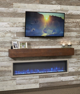 Outdoor GreatRoom Tavern Linear Supercast Wood Mantel GWMT - The Outdoor Fireplace Store